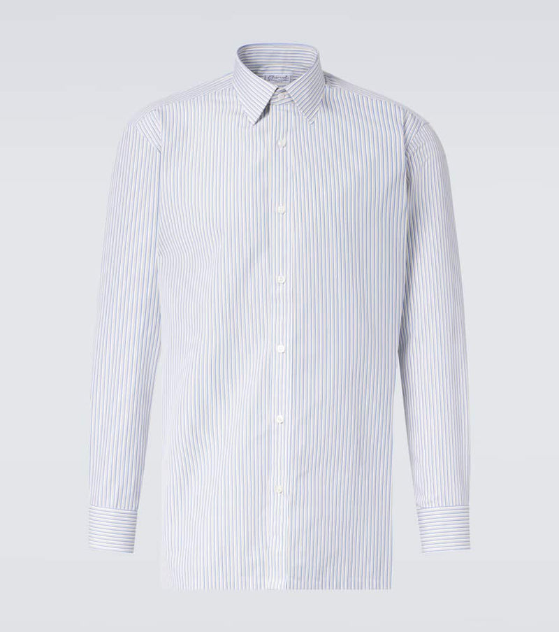 Charvet Striped cotton shirt