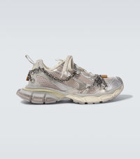Balenciaga 3XL chain-detail mesh sneakers