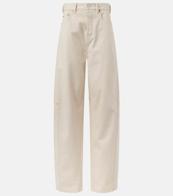 Gucci Low-rise barrel-leg jeans