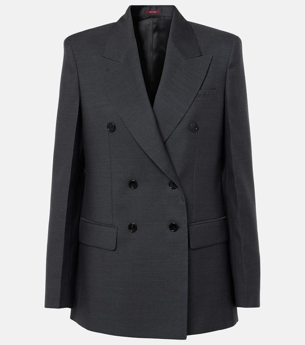 Gucci Double-breasted wool blazer