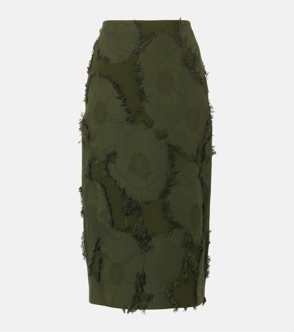 Gucci Floral jacquard pencil skirt