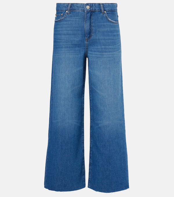 AG Jeans Saige mid-rise wide-leg jeans