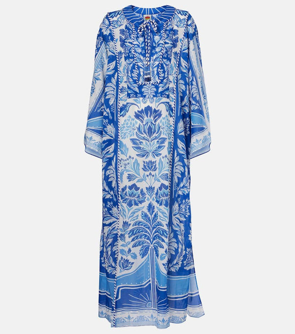 Farm Rio Delicate Tapestry cotton kaftan