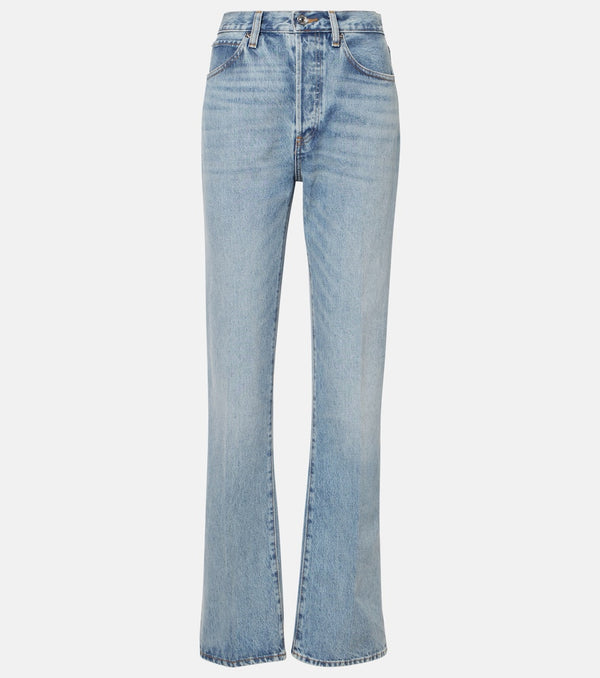 Frame The Vertical high-rise straight jeans