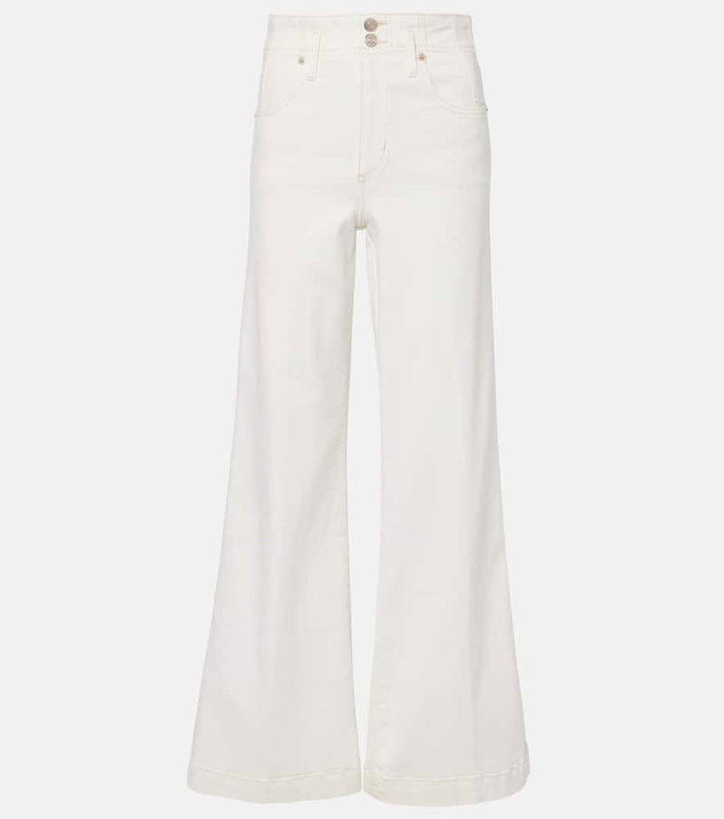 Frame The Seamed Wide high-rise pants
