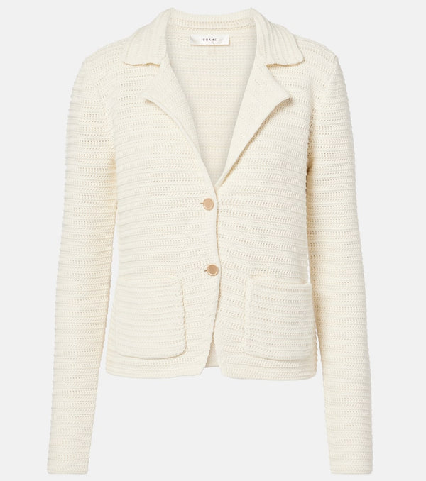 Frame The Crochet cotton blazer