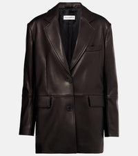 Nour Hammour Cass leather blazer