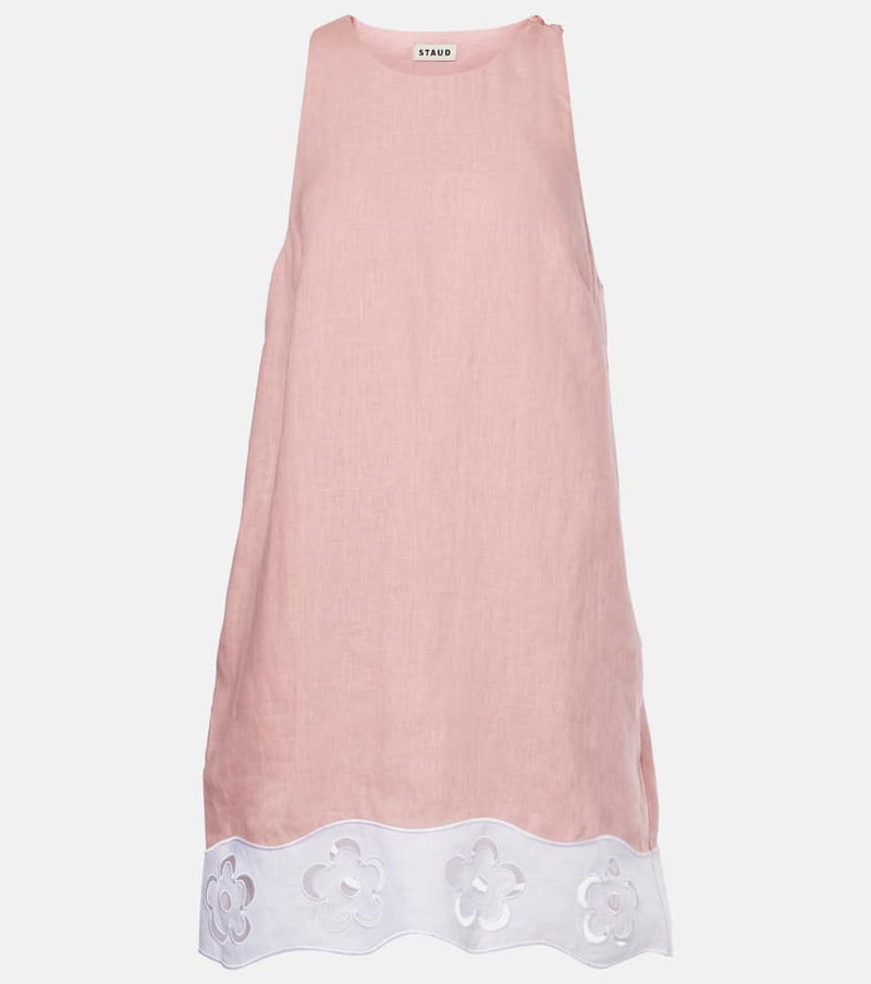 Staud Mika linen minidress