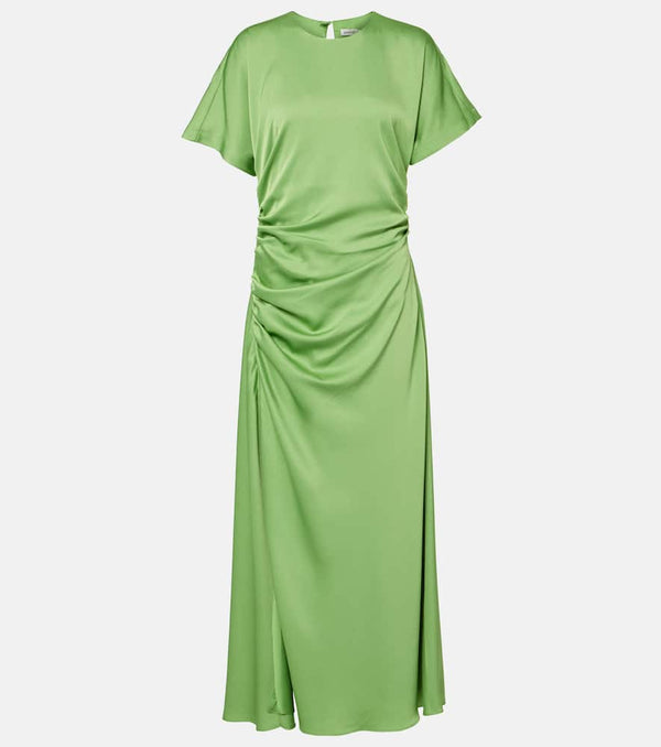 Simkhai Marabella ruched satin maxi dress