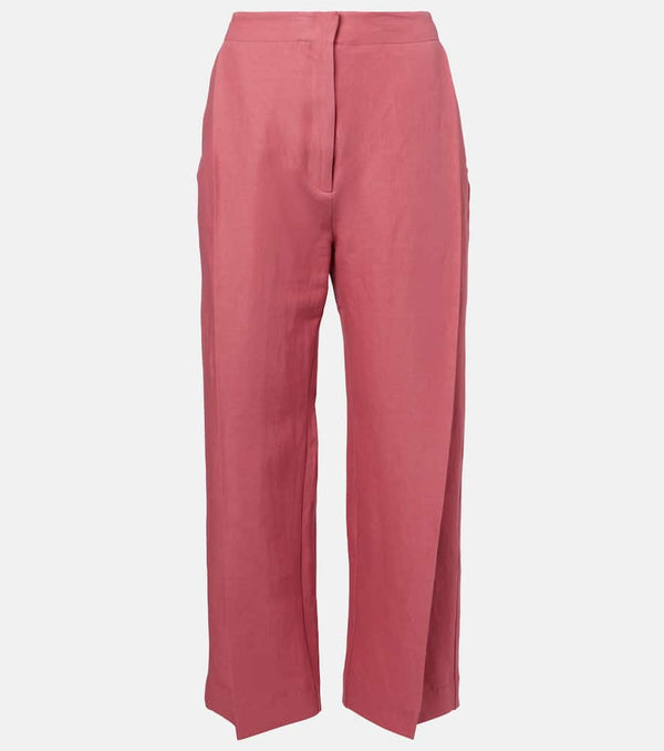 Tove Santu linen and cotton-blend culottes