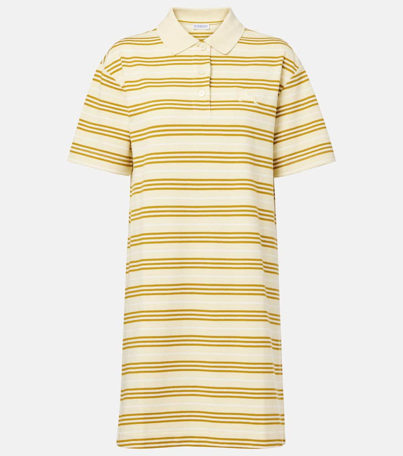 Burberry Icon Stripe cotton piquet minidress