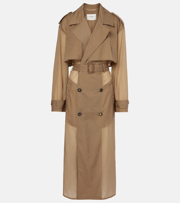 Saint Laurent Sheer trench coat