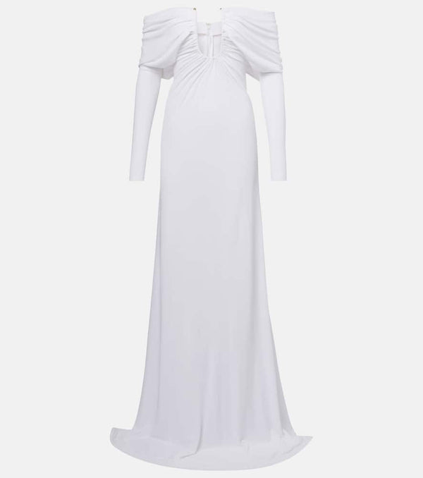 Christopher Esber Arched Palm off-shoulder maxi dress