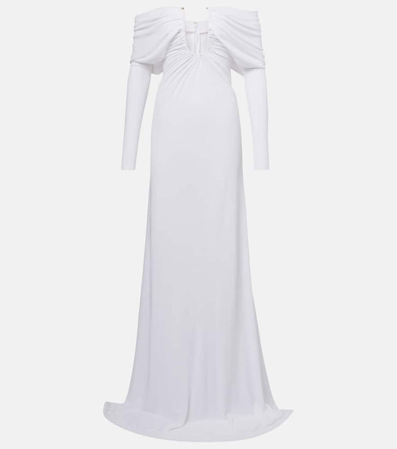 Christopher Esber Arched Palm off-shoulder maxi dress