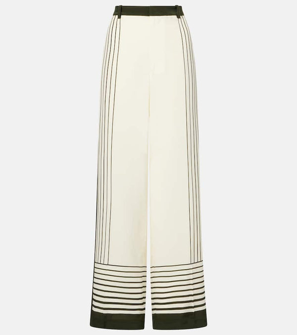 SIR Leilana crêpe de chine wide-leg pants