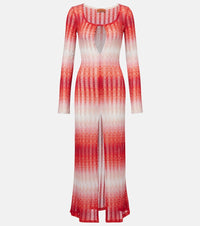 Missoni Zig Zag lame beach cover-up