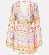 Missoni Zigzag belted minidress