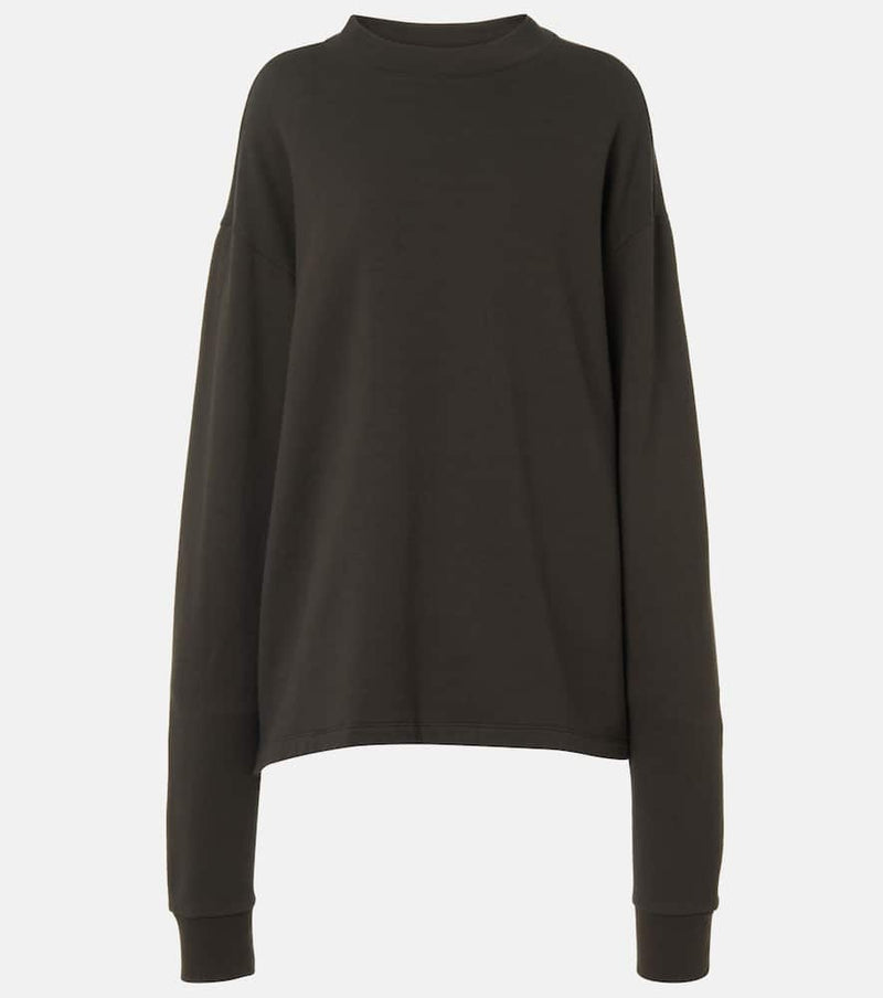 The Row Amira cotton and cashmere sweater