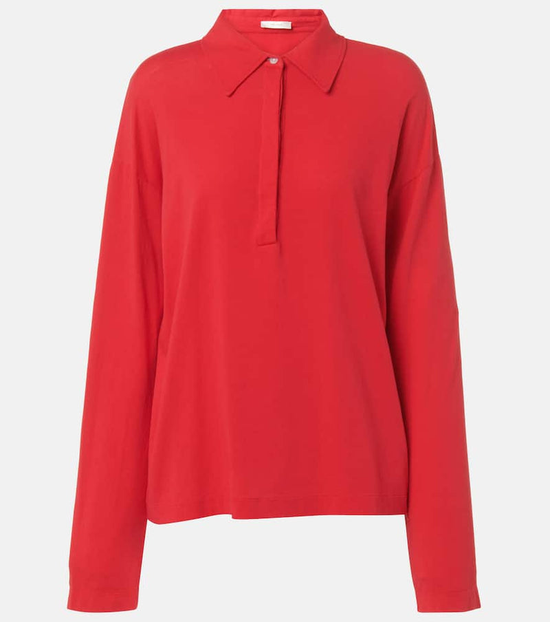 The Row Roddie cotton jersey polo shirt