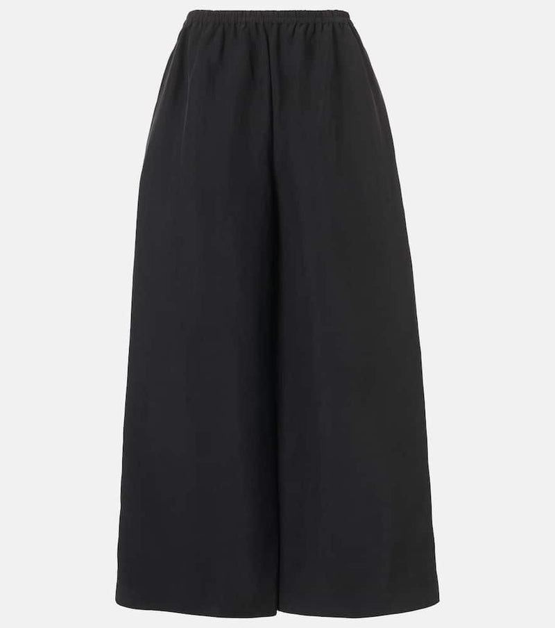 The Row Bellana silk wide-leg pants