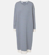 S Max Mara Calla striped jersey midi dress