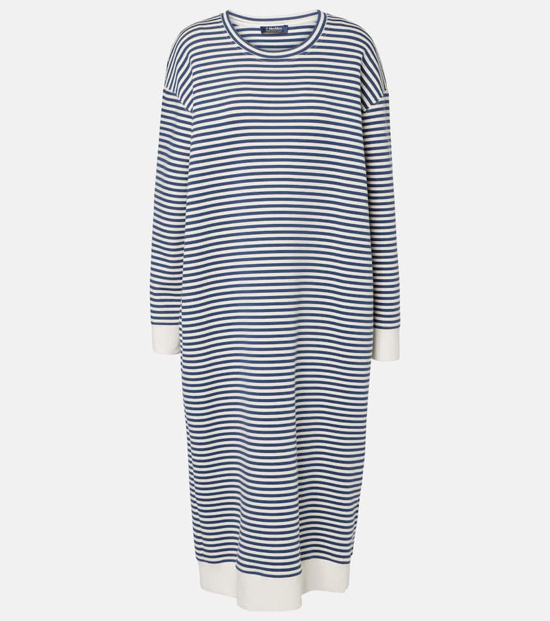 S Max Mara Calla striped jersey midi dress