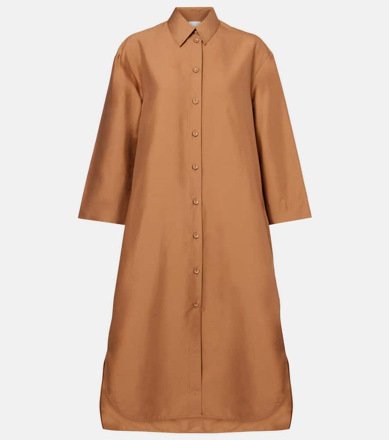 Max Mara Sella cotton-blend shirt dress