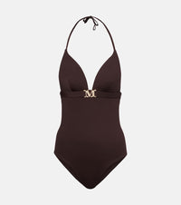 Max Mara Cecilia embellished swimsuit