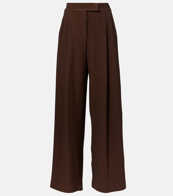 Max Mara Aereo cotton-blend wide-leg pants