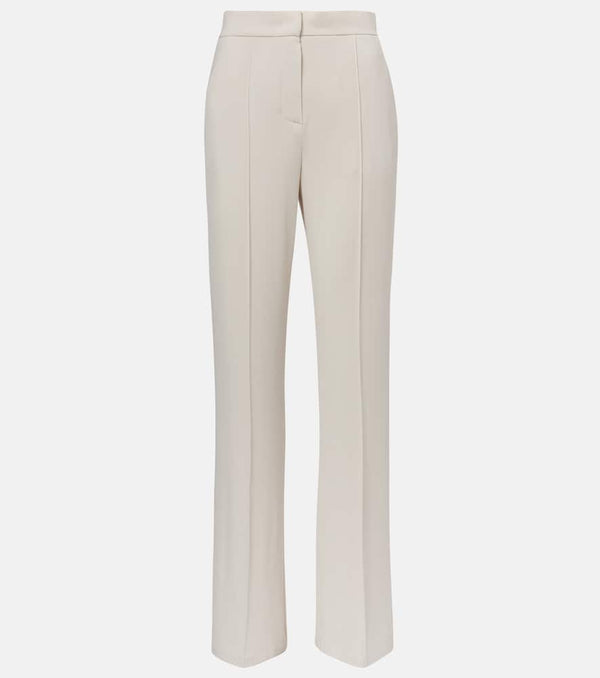 Max Mara Dinda high-rise jersey straight pants