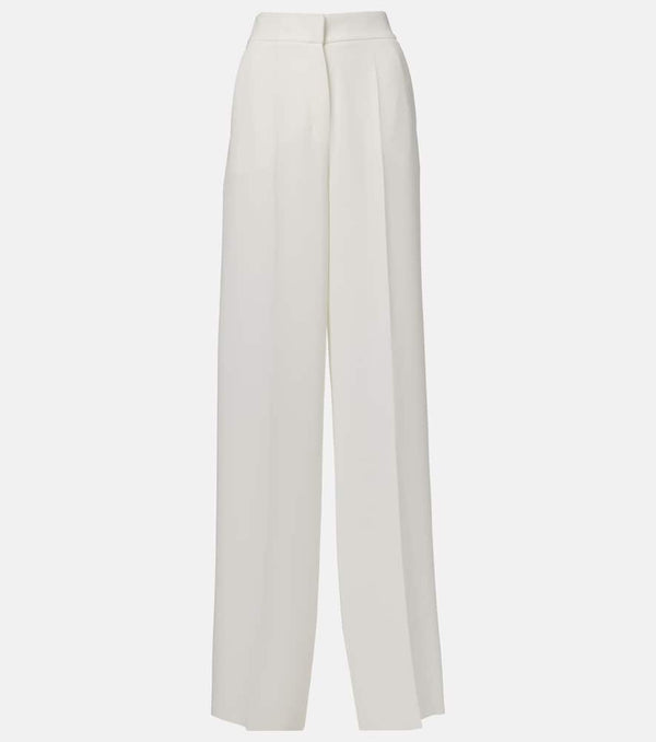 Max Mara Abetone high-rise cady wide-leg pants