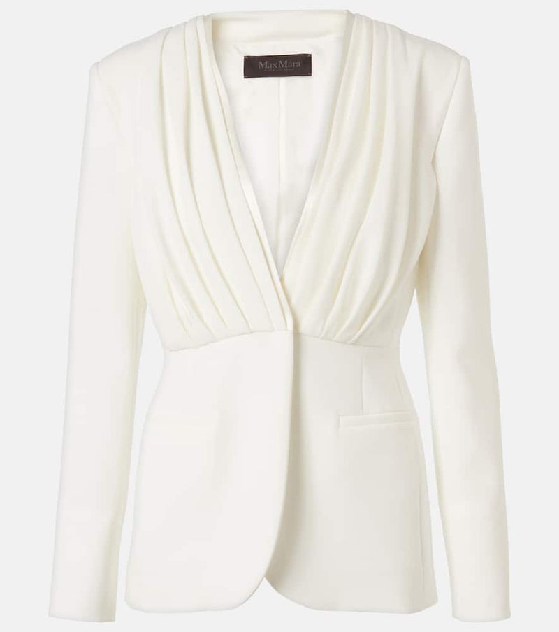 Max Mara Gradi draped crepe jacket