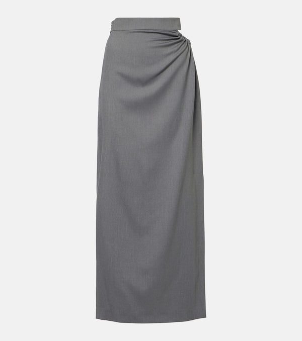 Max Mara Wool and silk maxi skirt