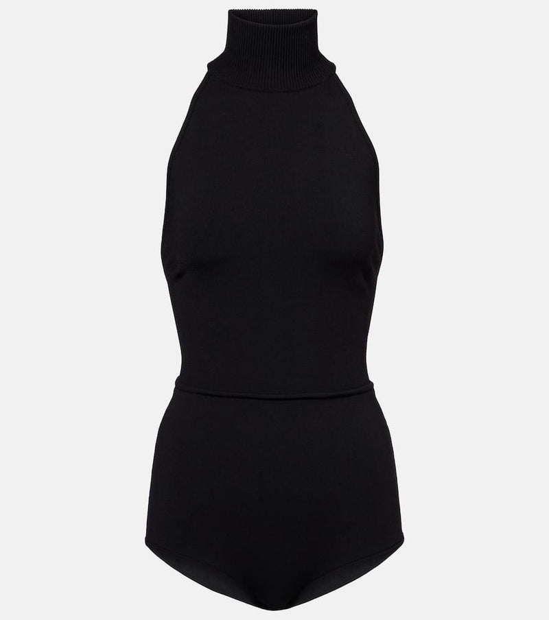 Max Mara Apogeo knitted turtleneck bodysuit