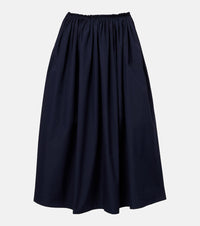Gabriela Hearst Chiara cotton midi skirt