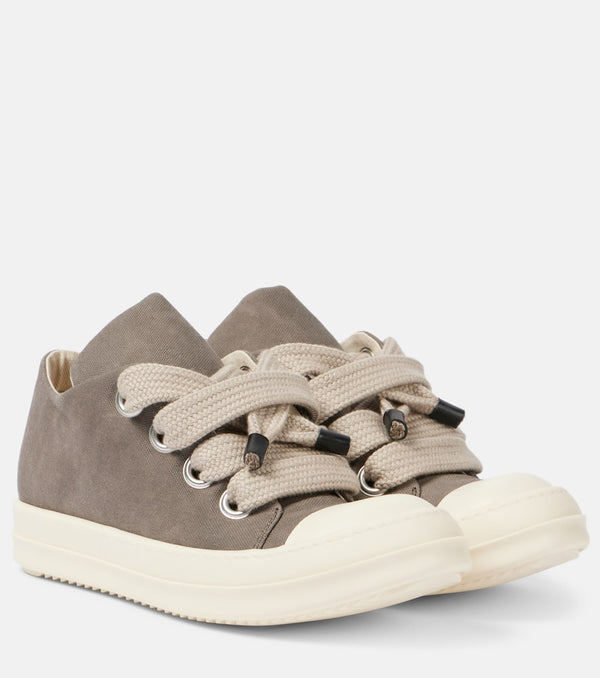 Rick Owens Jumbolace canvas high-top sneakers