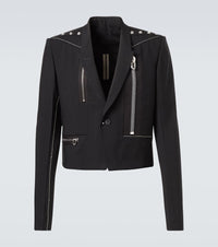 Rick Owens Alice studded virgin wool blazer