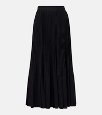 Junya Watanabe Plisse wool-blend maxi skirt