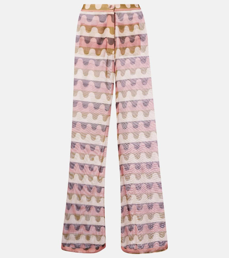 Adriana Degreas Giardino printed straight pants
