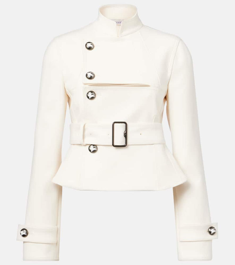 Burberry Belted cutout jacket
