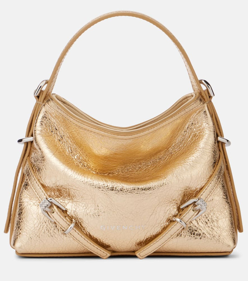 Givenchy Voyou Nano metallic leather tote bag