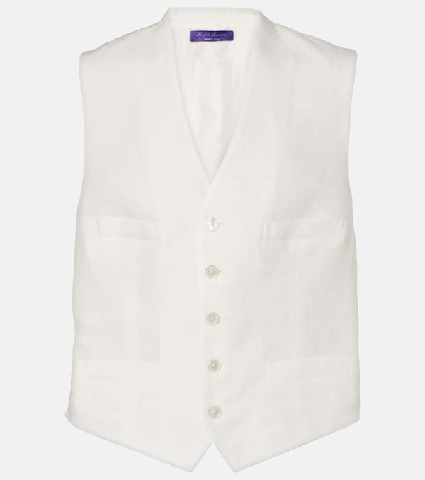 Ralph Lauren Collection Jaiden linen vest