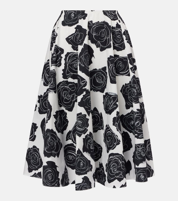 Marni Cotton midi skirt