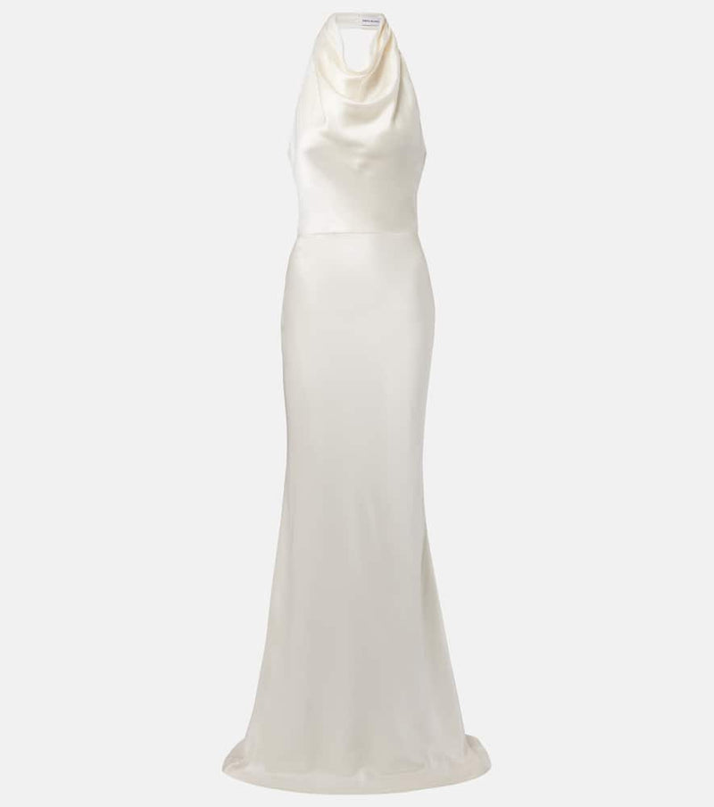 Rebecca Vallance Bridal Attia halterneck silk gown