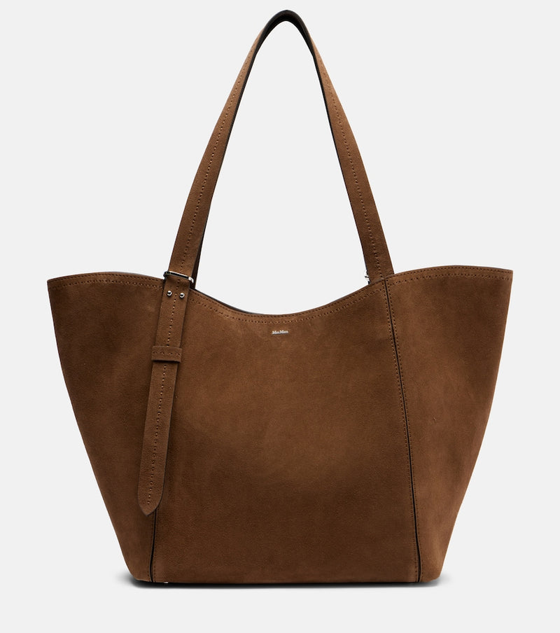 Max Mara Archetipo Large suede tote bag
