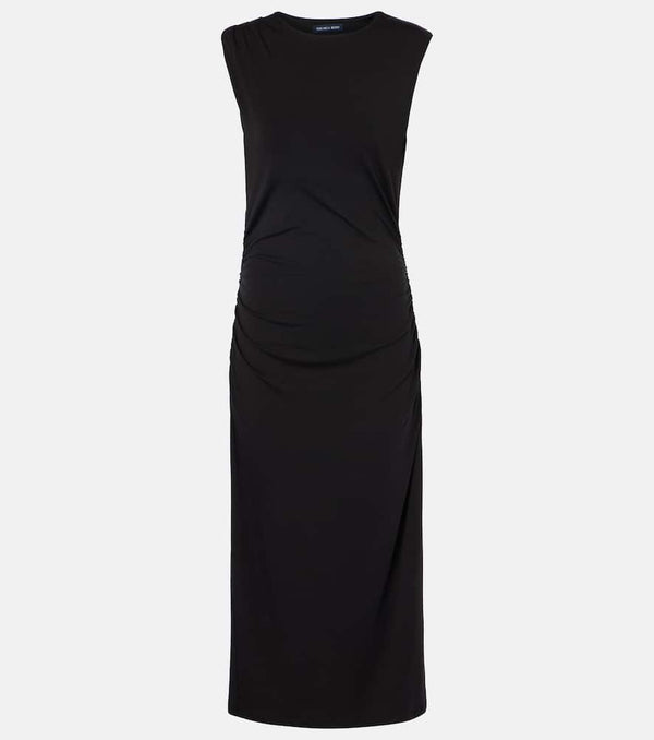 Veronica Beard Baxter ruched jersey midi dress