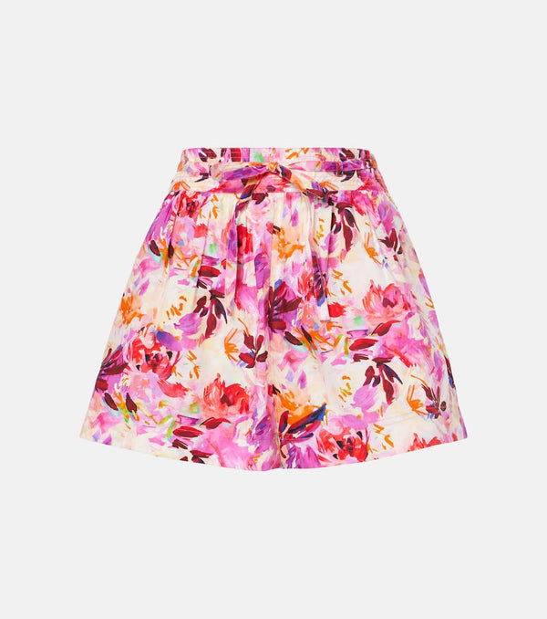 Ulla Johnson Rowan floral cotton shorts