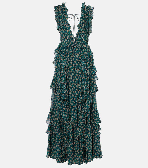 Ulla Johnson Florella floral silk georgette gown