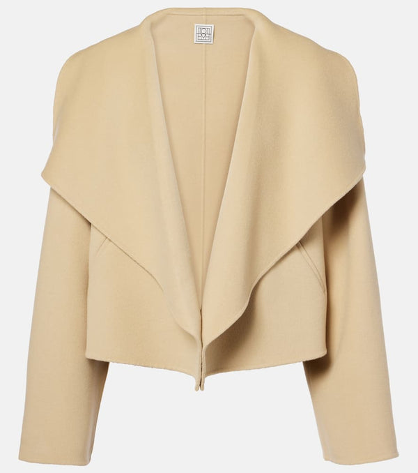 Toteme Signature cropped wool doublé jacket