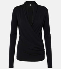Toteme Draped jersey top